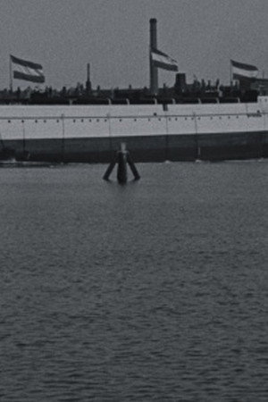 Te water laten van de 'Koningin Regentes' aan de marinewerf, 1900