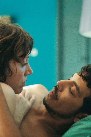 Behind the palm trees