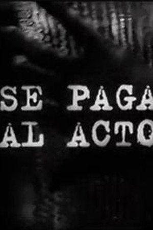 Se paga al acto poster