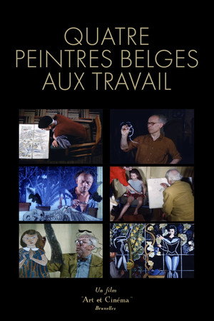 Quatre peintres belges au travail Quatre peintres belges au travail