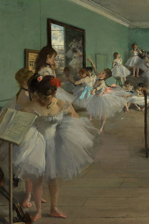 Ballet by Degas poster
