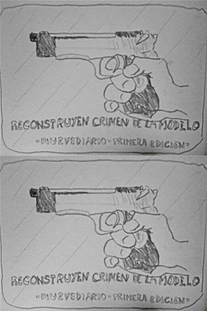 Reconstruyen crimen de la modelo poster