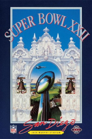 Super Bowl XXII poster