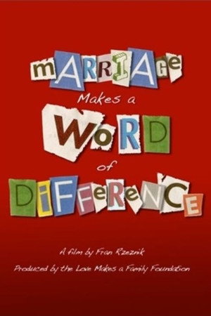 Marriage Makes a Word of Difference poster