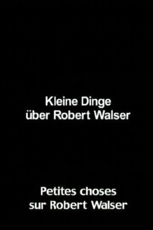 Kleine Dinge über Robert Walser poster