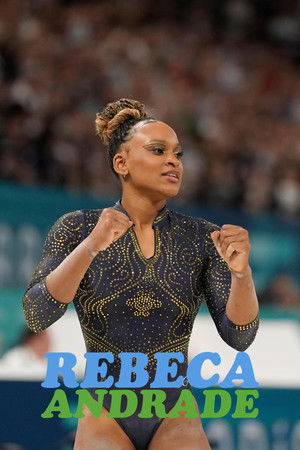 Rebeca Andrade destruindo na Ginastica Artística nas finais das Olimpíadas de Paris, 2024