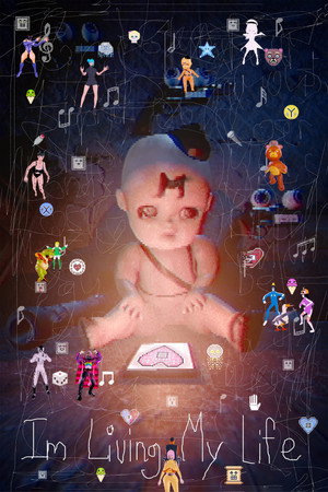 I'm living my life poster