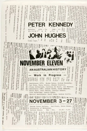 November Eleven poster