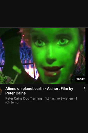 Aliens on planet earth poster