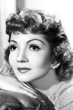 Foto da atriz Claudette Colbert