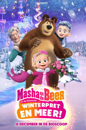 Masha en de beer - Winterpret en meer! poster