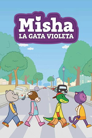 Misha, la gata violeta