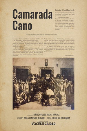 Camarada Cano poster