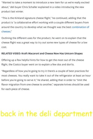 Back in the Deli Department