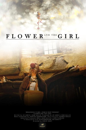 Flower and the girl poster