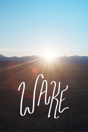 Wake poster