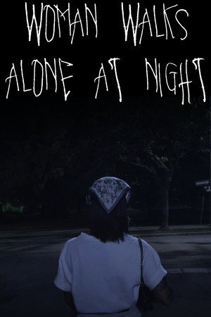 WOMAN WALKS ALONE AT NIGHT poster