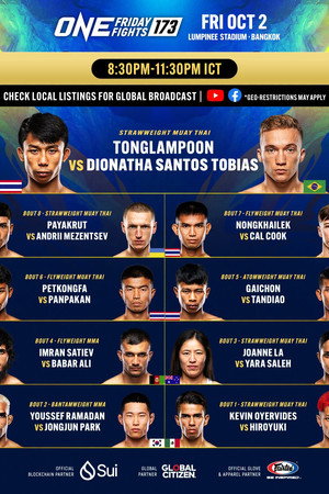 ONE Friday Fights 173: Tonglampoon vs. Tobias