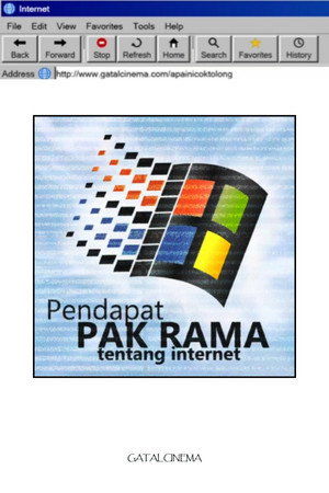 Pendapat Pak Rama tentang internet Pendapat Pak Rama tentang internet