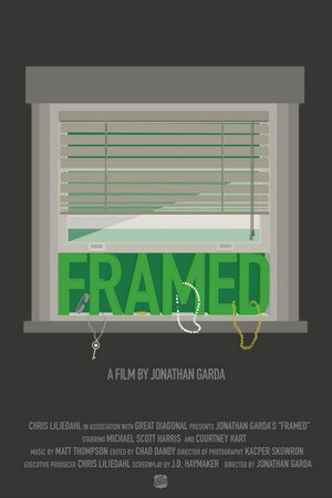 Framed poster