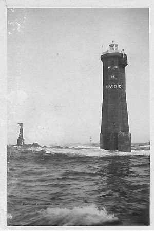 There was oil in Ouessant island poster