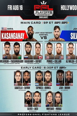 PFL 2024 #8: Playoffs - Kasanganay vs. Silveira
