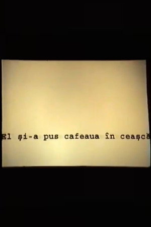 El și-a pus cafea în ceașcă poster