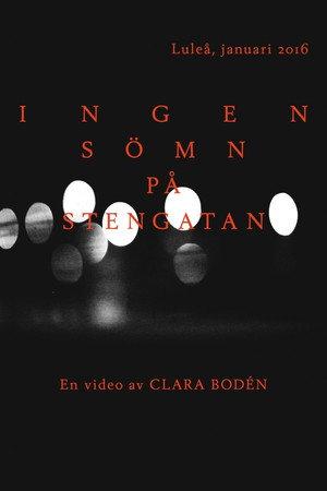 Ingen sömn på Stengatan poster