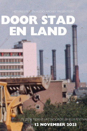 Door stad en land poster
