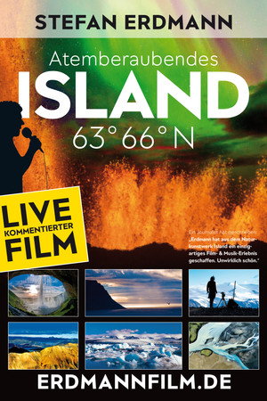 ISLAND 63° 66° N - Atemberaubend faszinierend poster