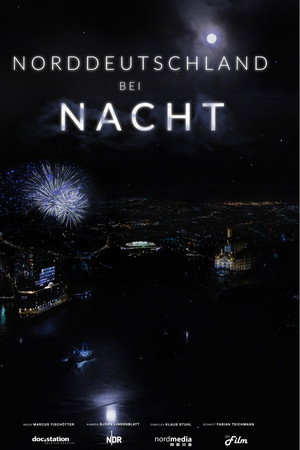 Norddeutschland bei Nacht poster