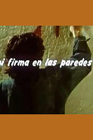 Mi firma en las paredes poster