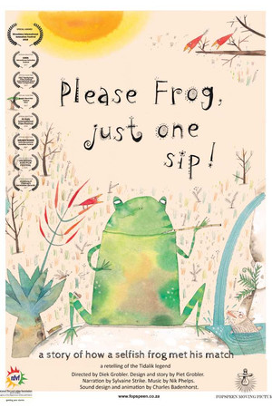 Please frog, just one sip! poster