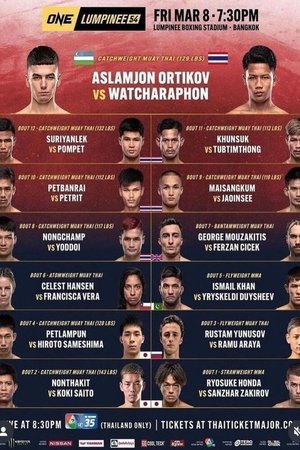 ONE Friday Fights 54: Ortikov vs. Watcharaphon