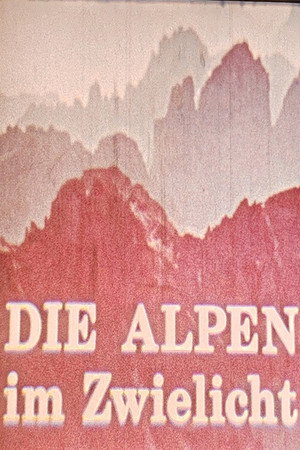 Alpen im Zwielicht poster