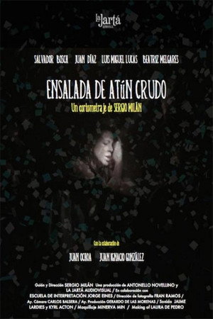 Ensalada de atún crudo poster