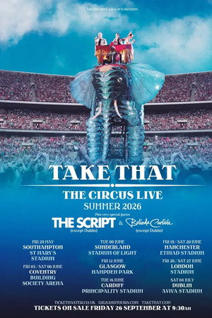 Take That live from Etihad Stadium