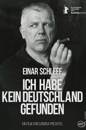 Einar Schleef - No Germany Did I Find poster
