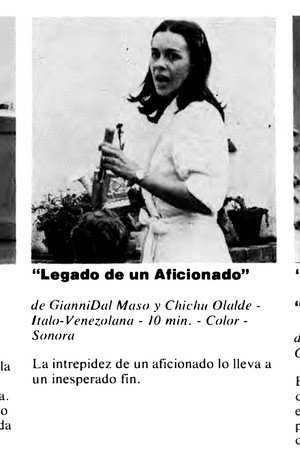 Legado de un aficionado poster