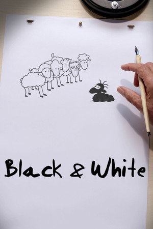 Black & White poster