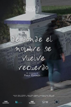 De donde el nombre se vuelve recuerdo