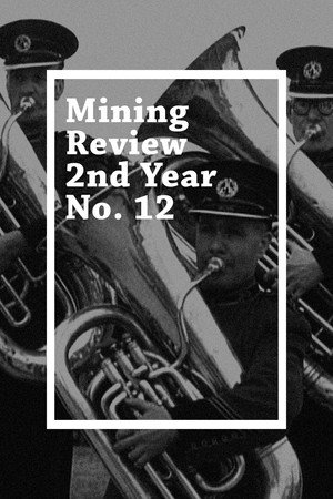 Mining Review 2nd Year No. 12 poster