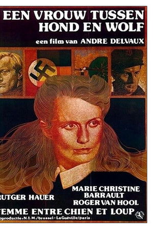 Een vrouw tussen hond en wolf