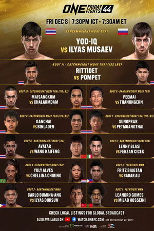 ONE Friday Fights 44: Yod-IQ vs. Musaev