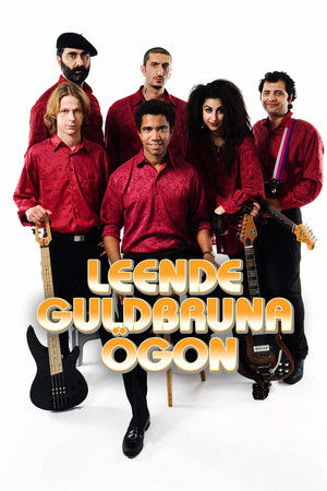 Leende Guldbruna Ögon