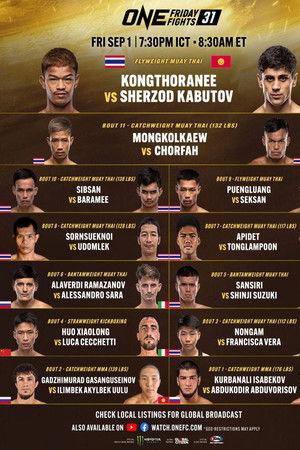 ONE Friday Fights 31: Kongthoranee vs. Kabutov