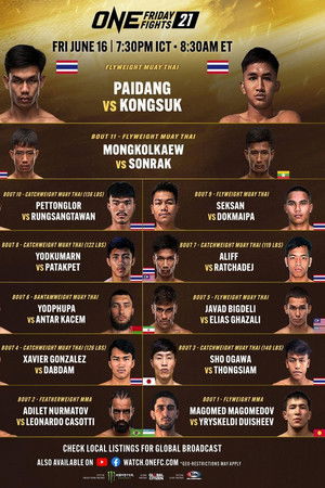 ONE Friday Fights 21: Paidang vs. Kongsuk