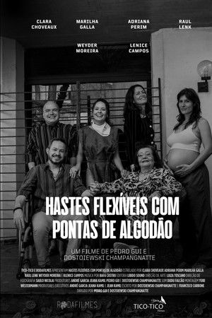 Hastes Flexíveis com Pontas de Algodão