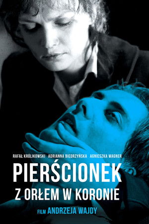 Pierścionek z orłem w koronie