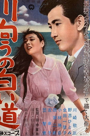 川向うの白い道